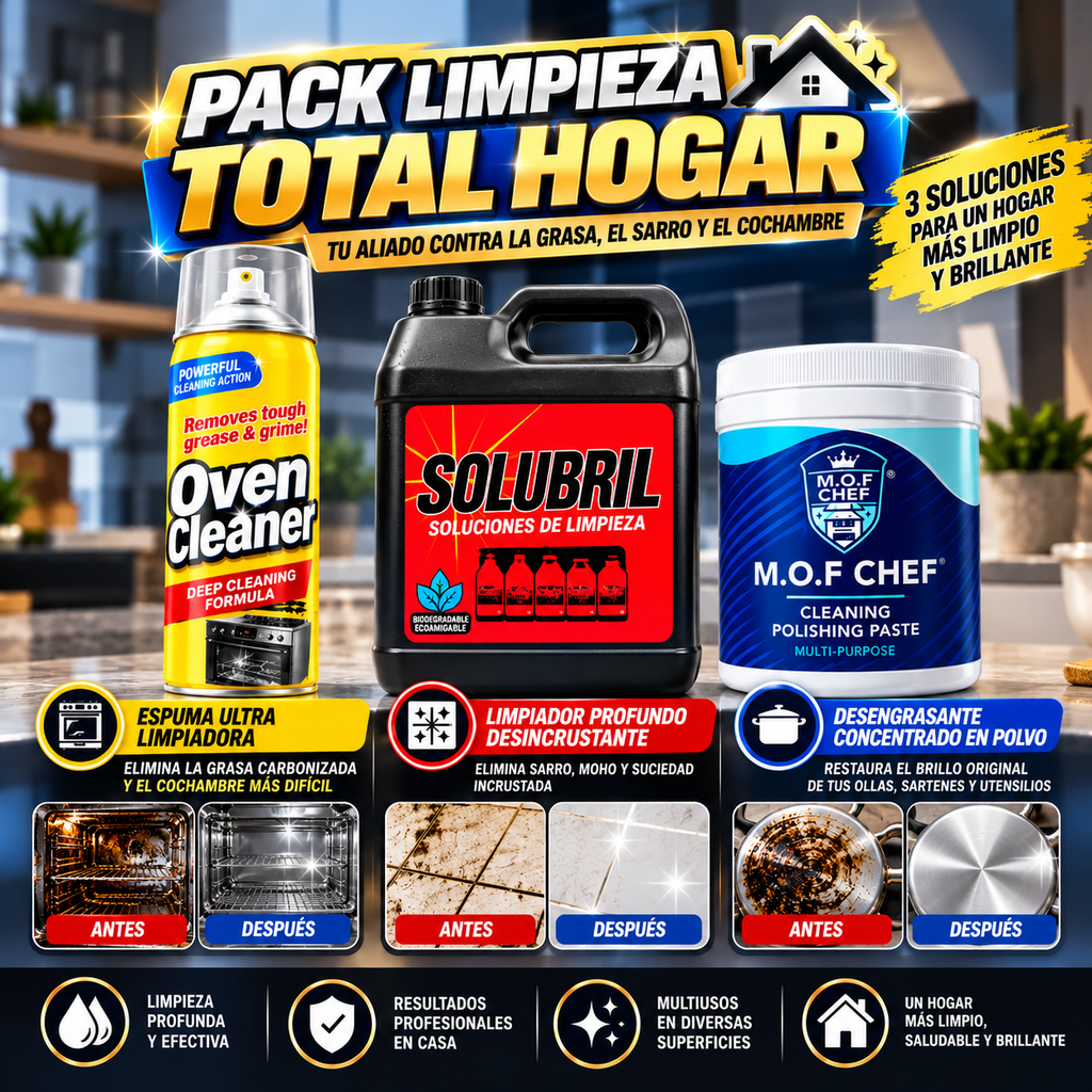 PACK LIMPIEZA TOTAL HOGAR